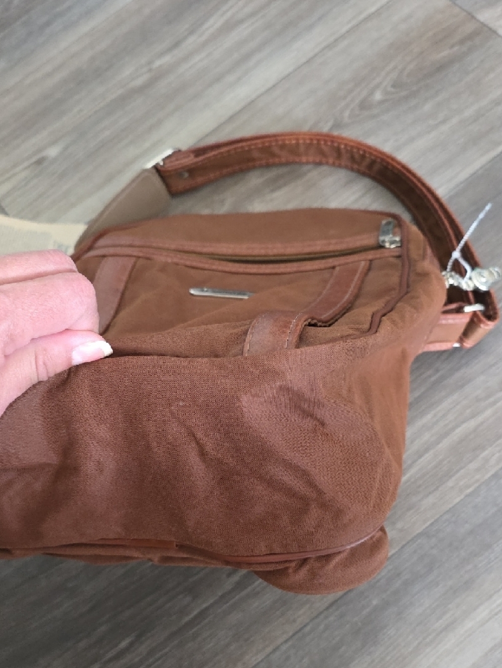 Samsonite Men's Rust Brown Messenger Crossbody Bag - Picture 4 of 12